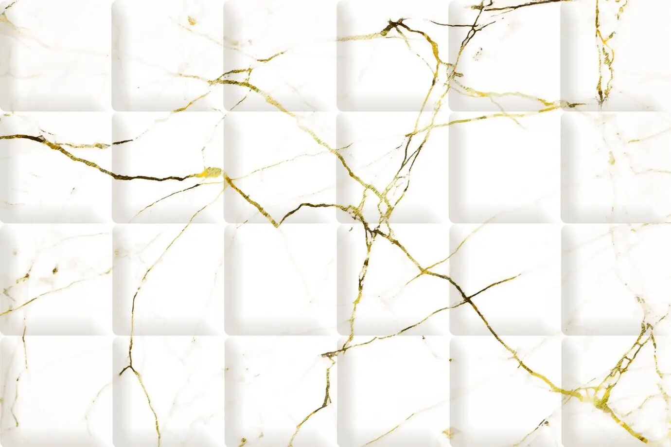 Hintergrund aus weißem Marmor mit goldener Textur